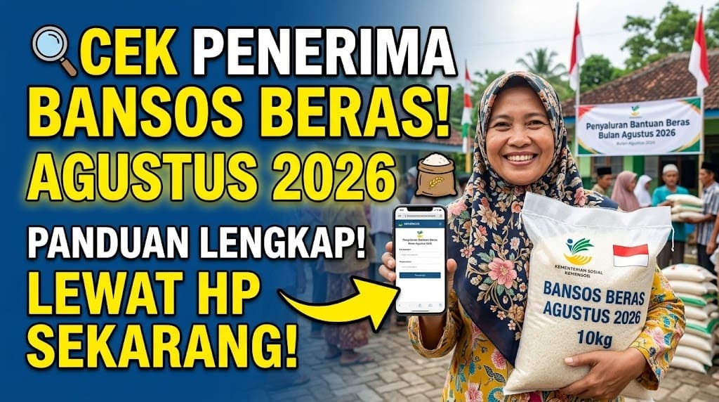 Cara Cek Penerima Bansos Beras Agustus 2026