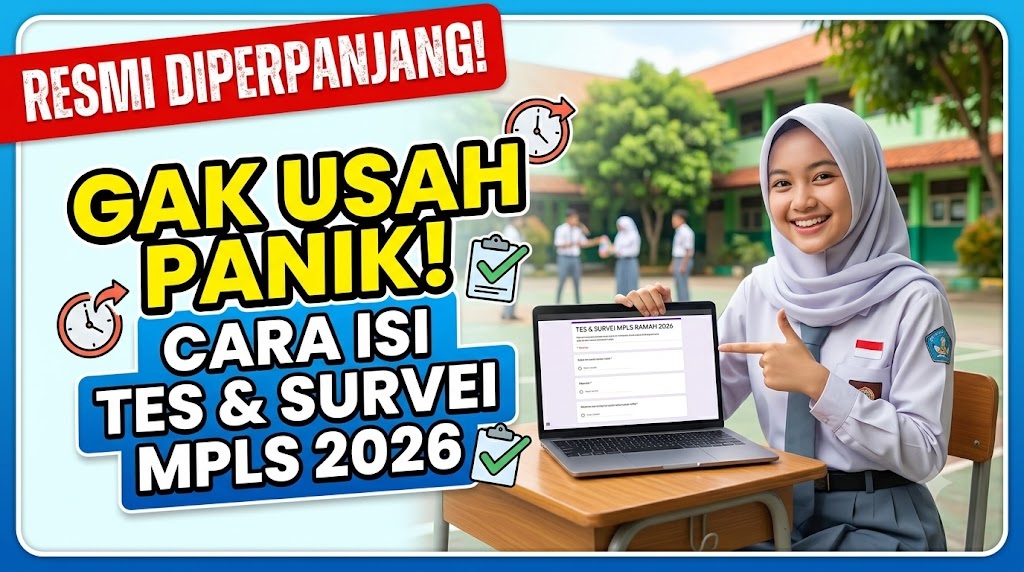 Cara Isi Tes dan Survei MPLS Ramah 2026 yang Resmi Diperpanjang