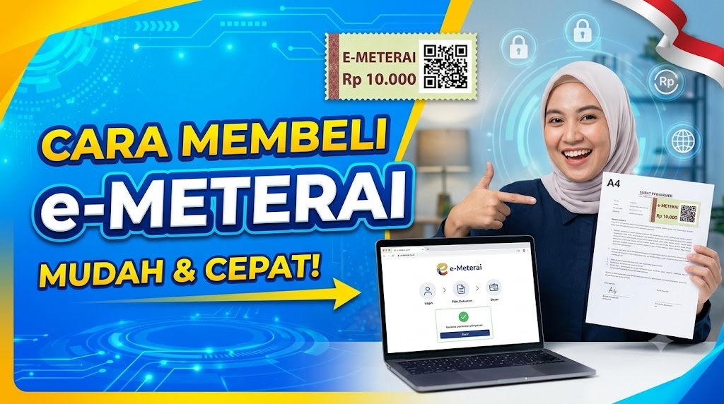 Cara Membeli e-Meterai Online