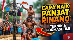 Cara Naik Panjat Pinang agar Cepat Sampai Puncak, Gunakan Teknik yang Tepat Saat Lomba 17 Agustus