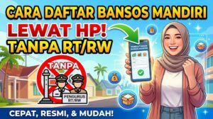 Cara Daftar Bansos Secara Mandiri Lewat HP Tanpa Harus Melalui Pengurus RT