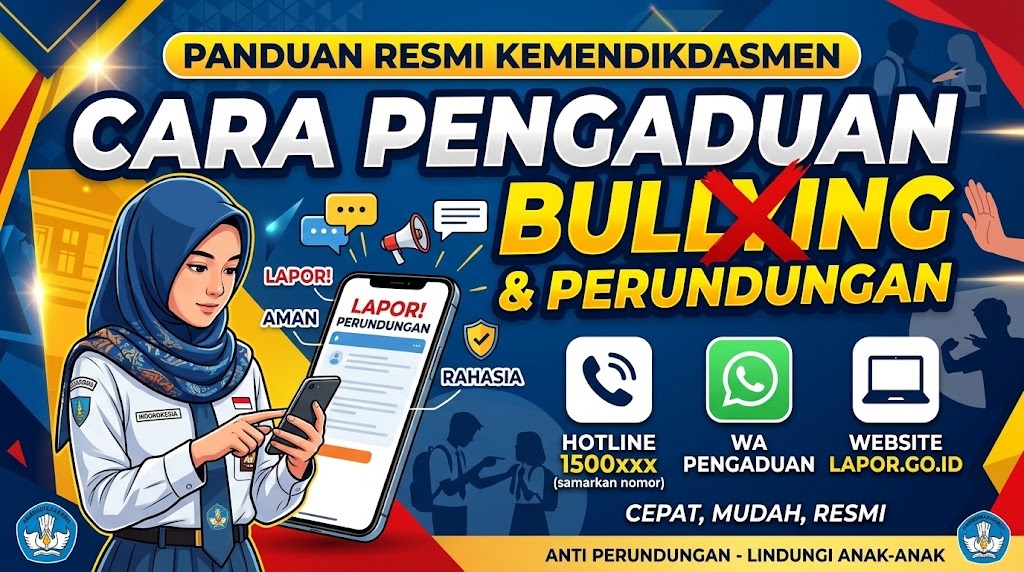 Cara Menggunakan Layanan Pengaduan Perundungan (Bullying) Kemendikdasmen