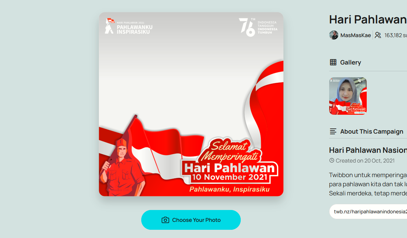 Cara Pasang Foto di Twibbon lewat HP, Mudah Tanpa Ribet dan Bisa Langsung Dibagikan