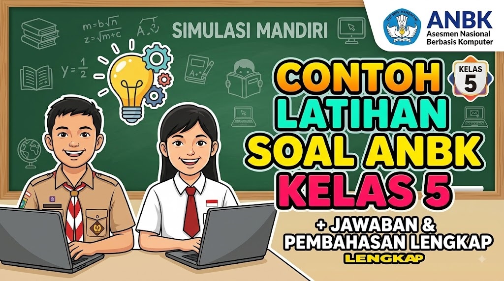 Contoh Latihan Soal ANBK Kelas 5 Lengkap dengan Jawaban dan Pembahasan