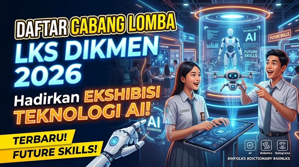 Daftar Cabang Lomba LKS Dikmen 2026 yang Menghadirkan Ekshibisi Teknologi AI