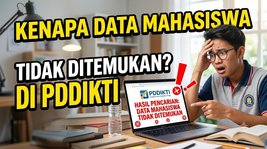 Data Mahasiswa Tidak Ditemukan di PDDIKTI
