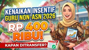 Kenaikan Insentif Guru Non-ASN 2026 Menjadi Rp400 Ribu, Kapan Mulai Ditransfer