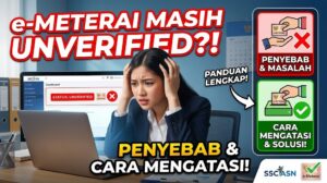 Kenapa Status e-Meterai Masih Unverified di SSCASN