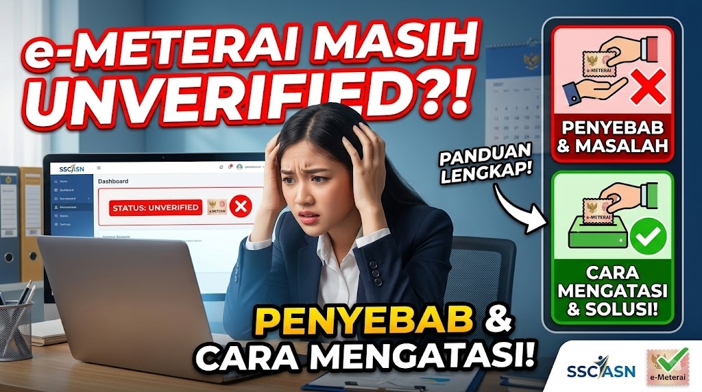 Kenapa Status e-Meterai Masih Unverified di SSCASN
