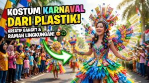 Kostum Karnaval dari Plastik