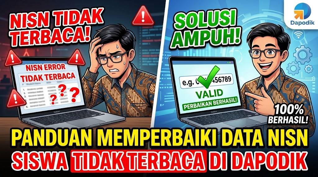 Panduan Memperbaiki Data NISN Siswa yang Tidak Terbaca di Sistem Dapodik