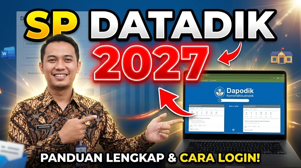 SP Datadik 2027, Link Login dan Perubahan Pengelolaan Data Sekolah yang Perlu Dipahami