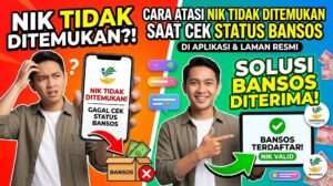 Solusi NIK Tidak Ditemukan Saat Cek Status Bansos di Aplikasi dan Laman Resmi