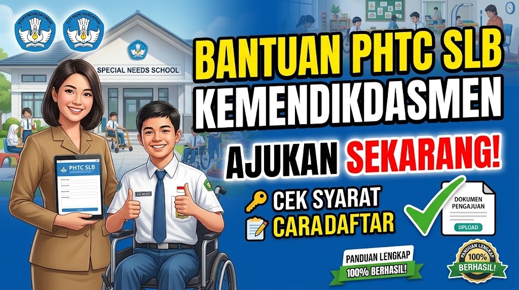 Syarat dan cara ajukan bantuan PHTC SLB 2026